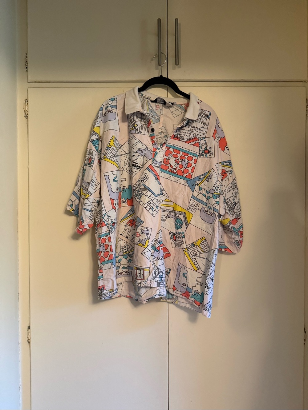 Bon Homme Abstract Print Short-Sleeve Shirt